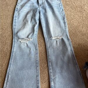 American Eagle Outfitters Light Blue Flare Jeans